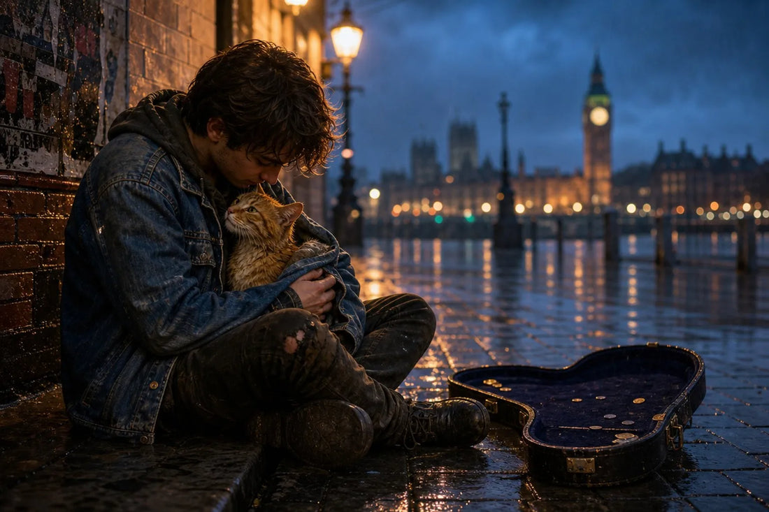 The Ginger Cat on Curtain Road — Part 1: A Broken Song, a Broken Paw