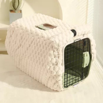Cozy Winter Thermal Cover for Cat Carriers