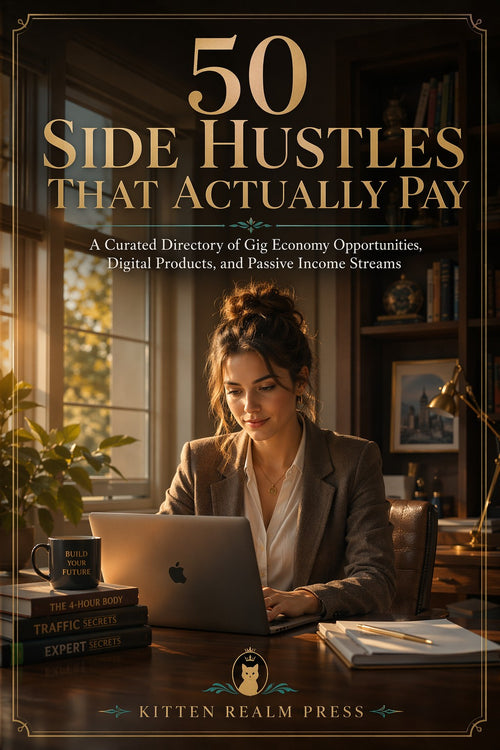 50 Side Hustles That Actually Pay — A Curated Directory of 50 Gig Economy, Digital Product, and Passive Income Opportunities With Realistic Income Ranges, Platform Guides, Scaling Paths, and 5 Complete 30-Day Launch Plans