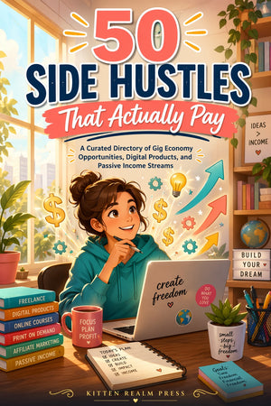 50 Side Hustles That Actually Pay — A Curated Directory of 50 Gig Economy, Digital Product, and Passive Income Opportunities With Realistic Income Ranges, Platform Guides, Scaling Paths, and 5 Complete 30-Day Launch Plans