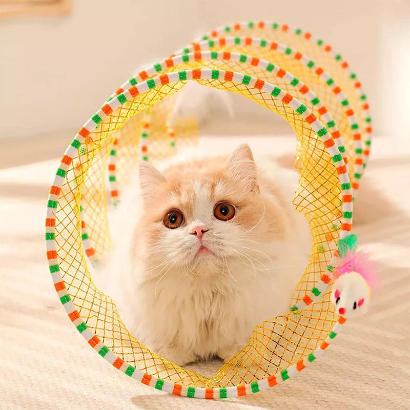 Interactive Folding Cat Tunnel