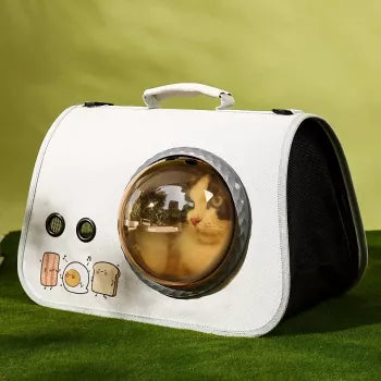 Portable Cat Carrier Bag – Breathable Pet Shoulder Bag for Small Dogs & Cats
