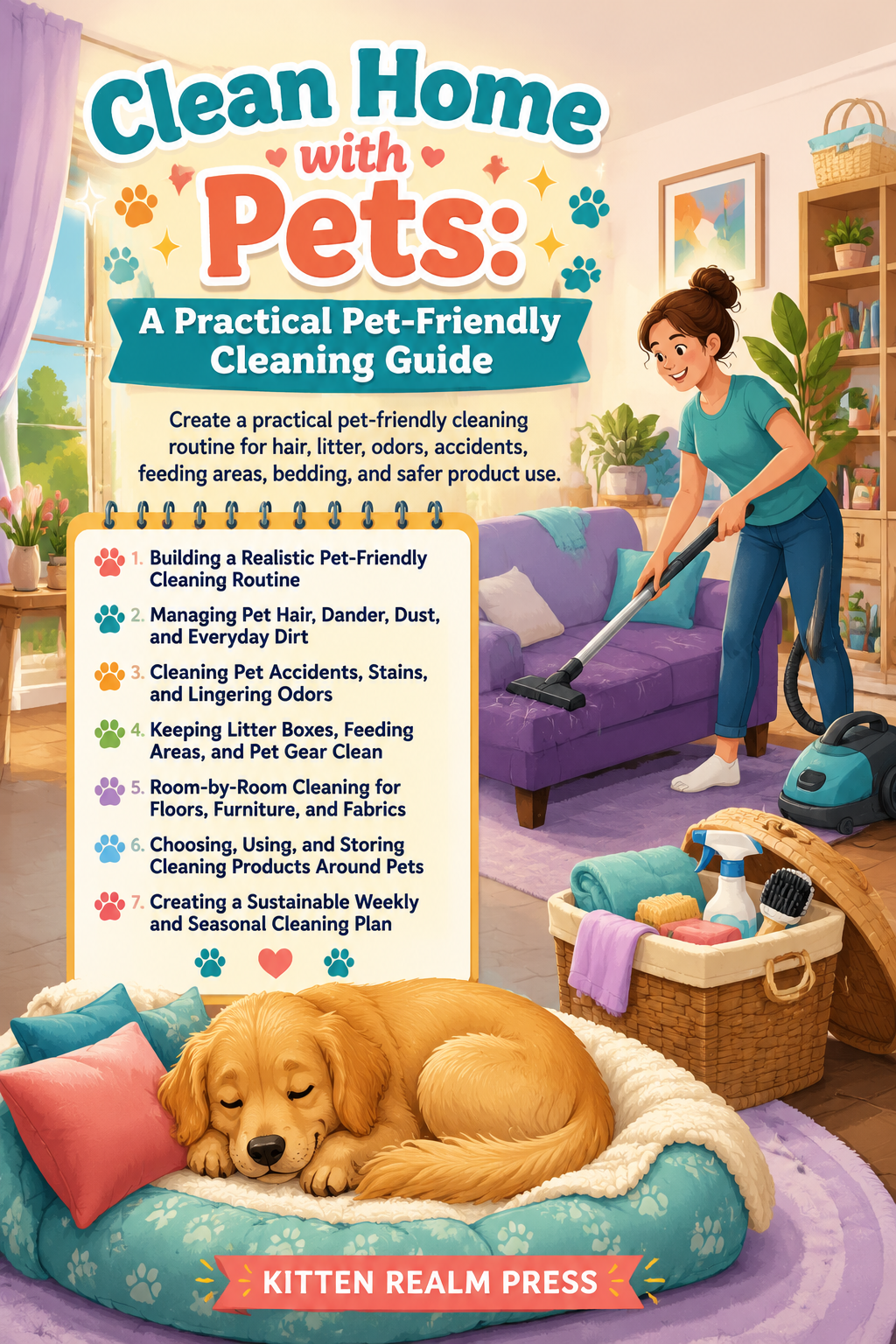 Building a Realistic Pet-Friendly Cleaning Routine