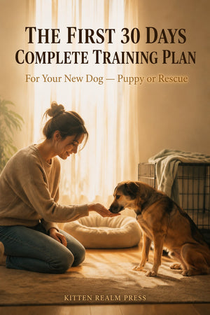 The First 30 Days: Complete Training Plan for Your New Dog — A Force-Free, Day-by-Day System for Puppies and Rescues
