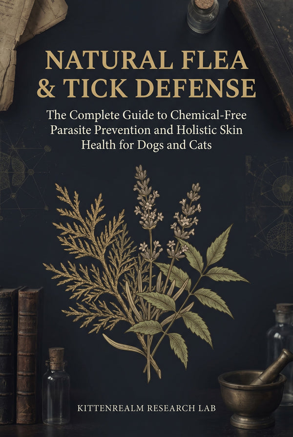 Natural Flea & Tick Defense: The Complete Guide to Chemical-Free Parasite Prevention and Holistic Skin Health for Dogs and Cats