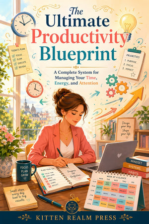 The Ultimate Productivity Blueprint — What If Being Busy and Being Productive Were Completely Different Things? A 25-Chapter Science-Backed Operating System for Managing Time, Energy, and Attention Without Burning Out