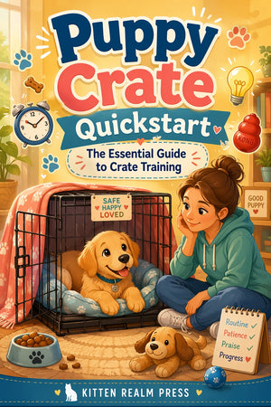 Puppy Crate Quickstart — What If a Crate Wasn't a Cage But a Den?