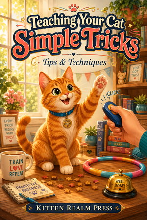 Teaching Your Cat Simple Tricks: Tips & Techniques — A Complete Positive Reinforcement Guide to Clicker Training Your Cat, From Sit and High Five to Recall and Agility