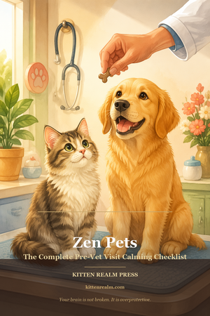 Zen Pets: The Complete Fear Free Vet Visit Guide — A Science-Backed AAFP/AAHA Protocol for Carrier Training, Pre-Visit Medication, Waiting Room Strategy, and Low-Stress Cooperative Care for Dogs and Cats
