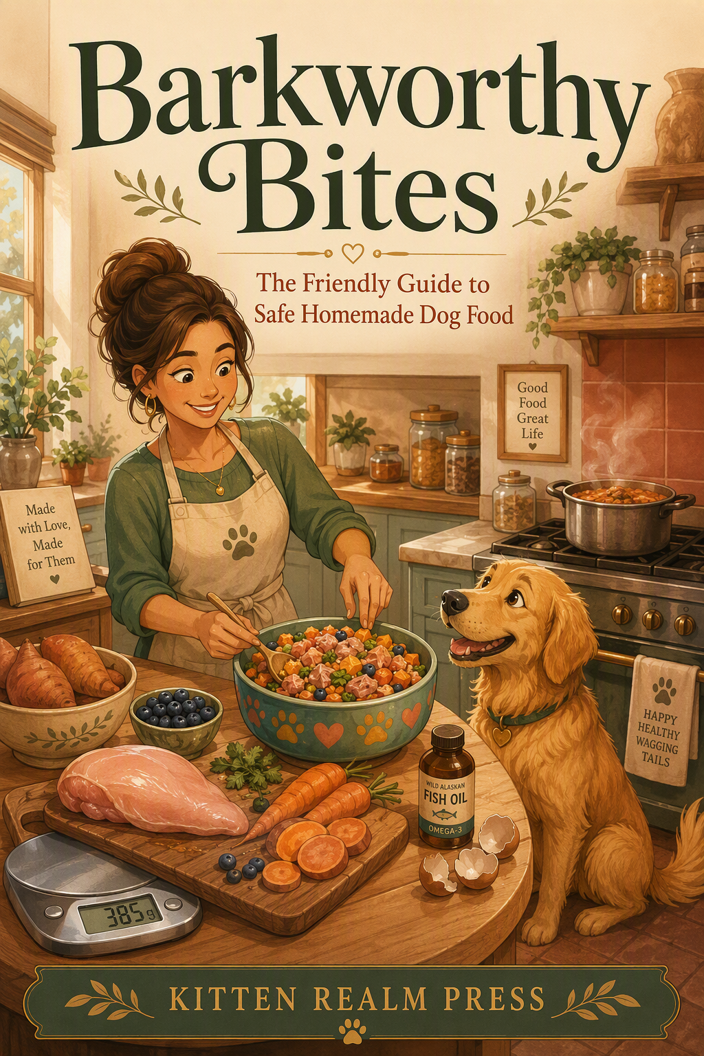 Barkworthy Bites: The Friendly Guide to Safe Homemade Dog Food — A Science-Based Framework for Building Nutritionally Complete Home-Cooked Meals That Meet AAFCO Standards