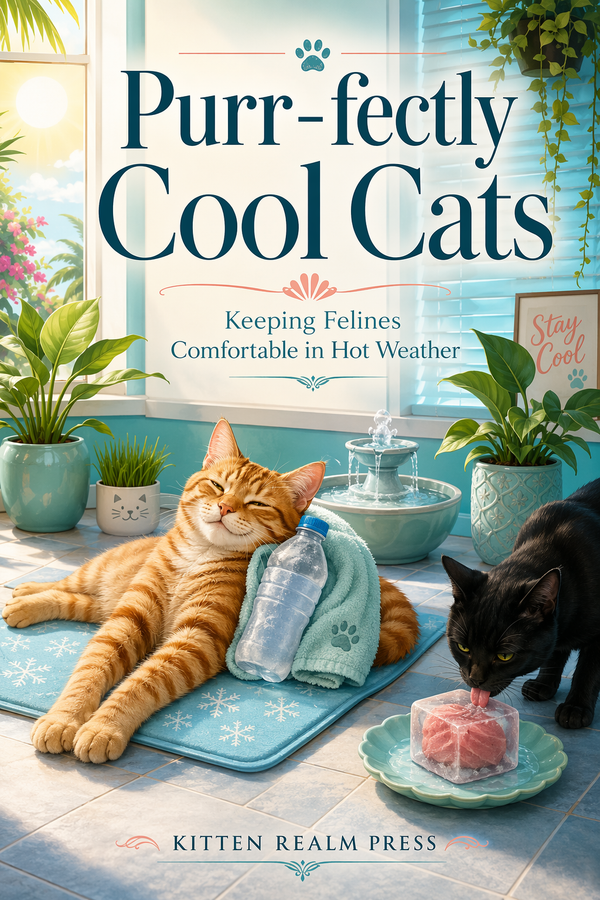Purr-fectly Cool Cats: Keeping Felines Comfortable in Hot Weather — A Comprehensive Guide to Preventing, Recognizing, and Responding to Heat-Related Illness in Cats
