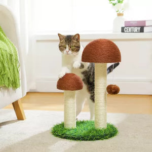 Mushroom Cat Scratching Post