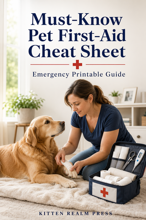 Must-Know Pet First-Aid Cheat Sheet: Emergency Printable Guide — Your Rapid-Reference Resource for Life-Saving Pre-Veterinary Emergency Care