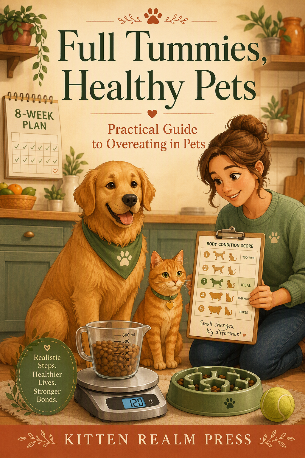 Full Tummies, Healthy Pets: Practical Guide to Overeating in Pets — A Comprehensive, Science-Based Framework for Assessing, Managing, and Maintaining Your Pet's Healthy Weight